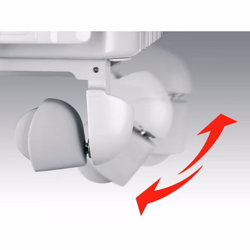 Radiateur Bain d'Huile DELONGHI V551225  2500W -  12 Éléments Blanc