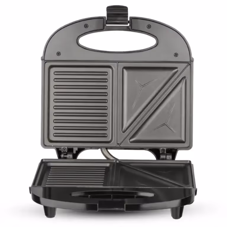 Machine à Sandwich 2en1 750W RAF R.212 Noir  3