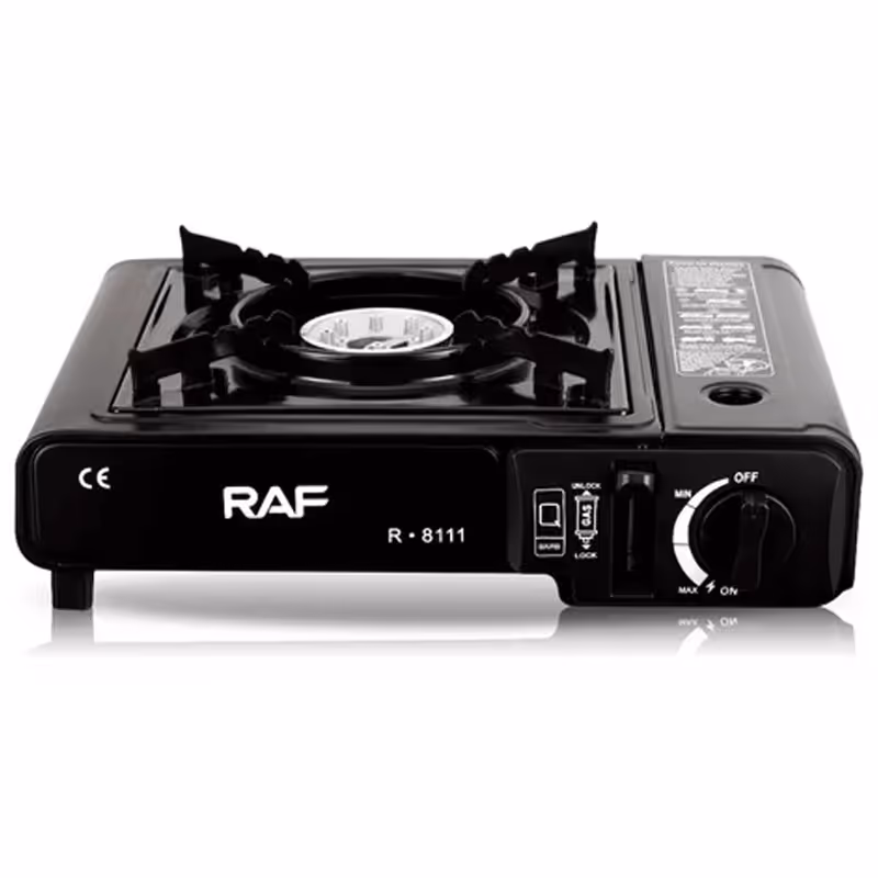 Réchaud à Gaz 1 Foyer Raf - R.8111 Noir
