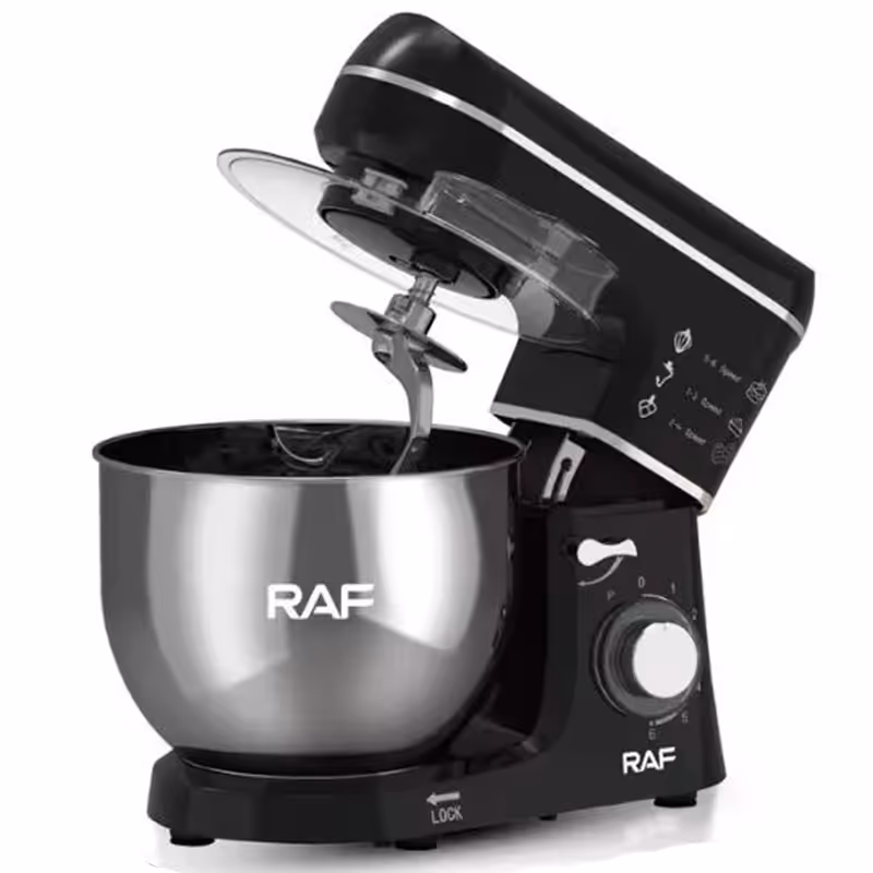 Robot Pétrin 1400W Raf - R.6618B Noir