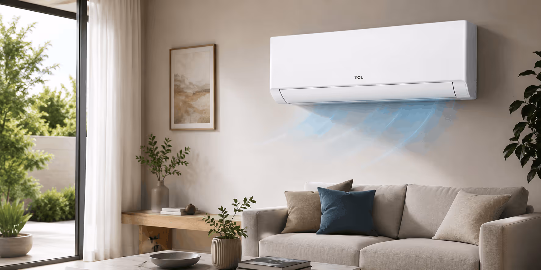 Climatiseur TCL ZG21 24000 BTU Tropicalisé Smart Inverter Chaud Froid Blanc
