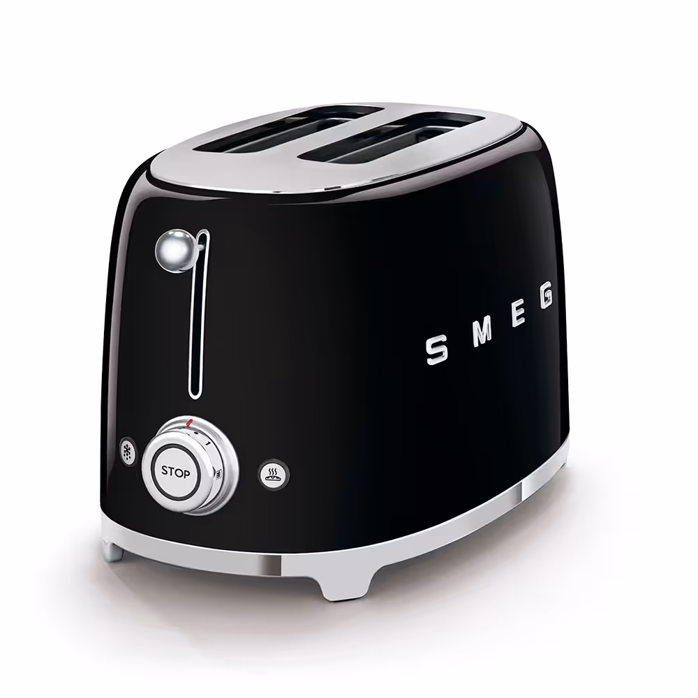 Grille Pain SMEG 2 Tranches 950W Noir