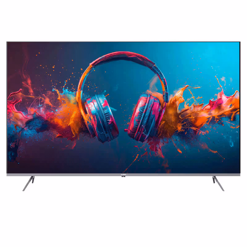 TV Telefunken G3FN 65" UHD 4k Smart Google Tv Noir avec Récepteur Intégré