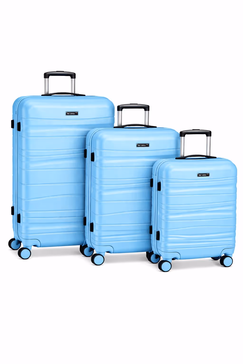 Série de 3 valises en polypropylène incassable HERWEX PRO 2