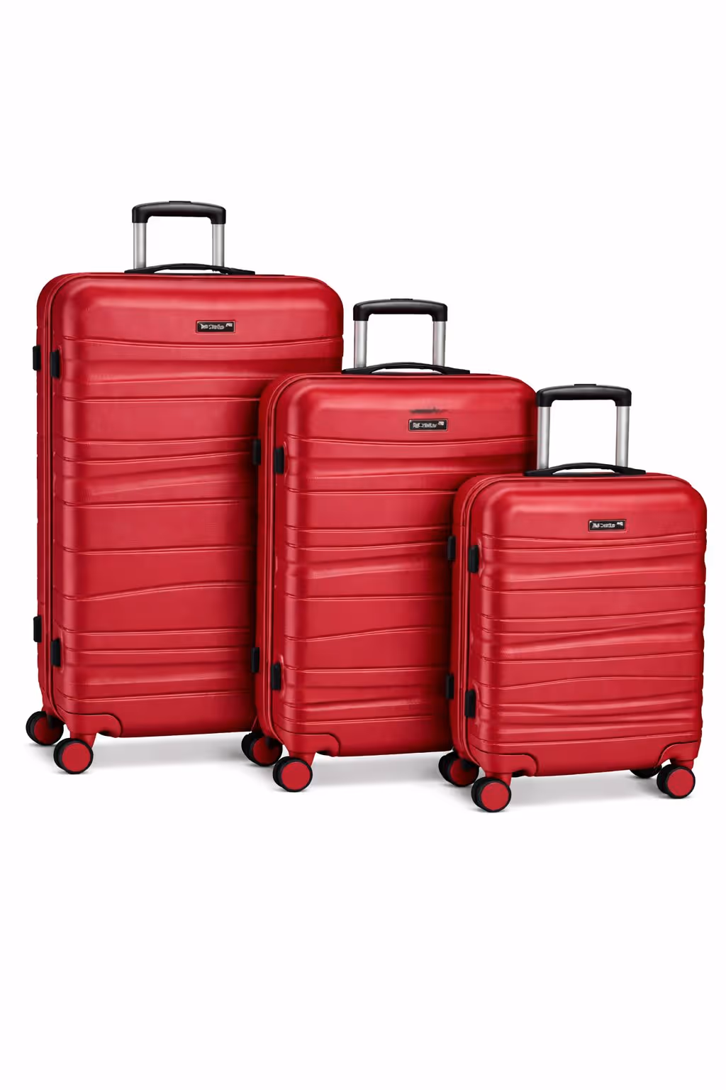 Série de 3 valises en polypropylène incassable HERWEX PRO 4