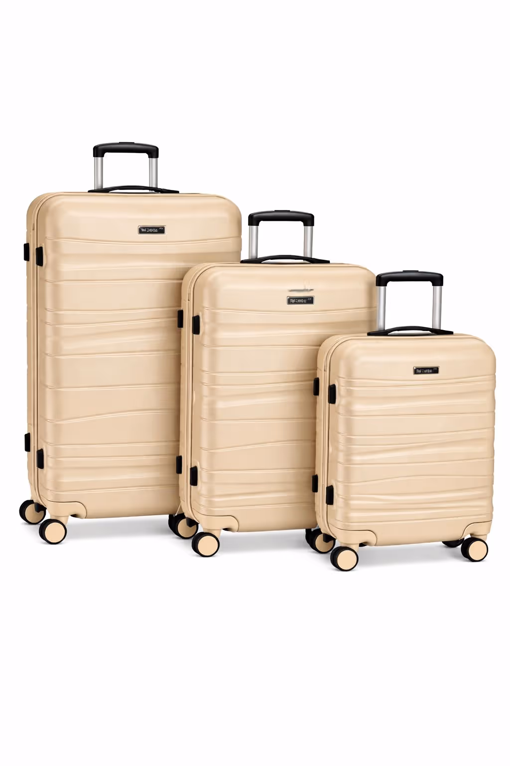 Série de 3 valises en polypropylène incassable HERWEX PRO 3