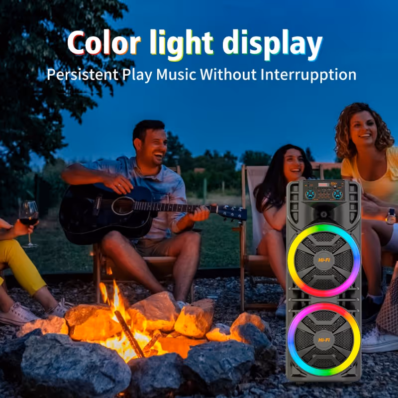 Système de sonorisation karaoké sans fil - Bluetooth active avec microphone Radio / SING-E ZQS12203-12205 